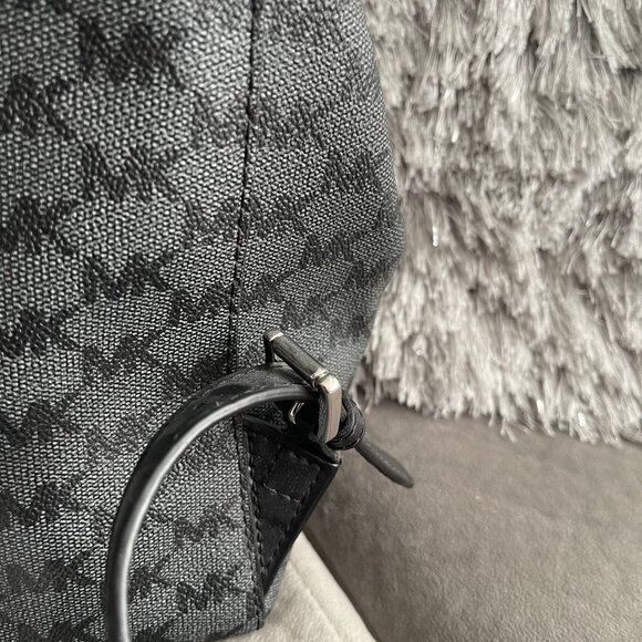 Black & Gray MK Backpack - Picture 4 of 6